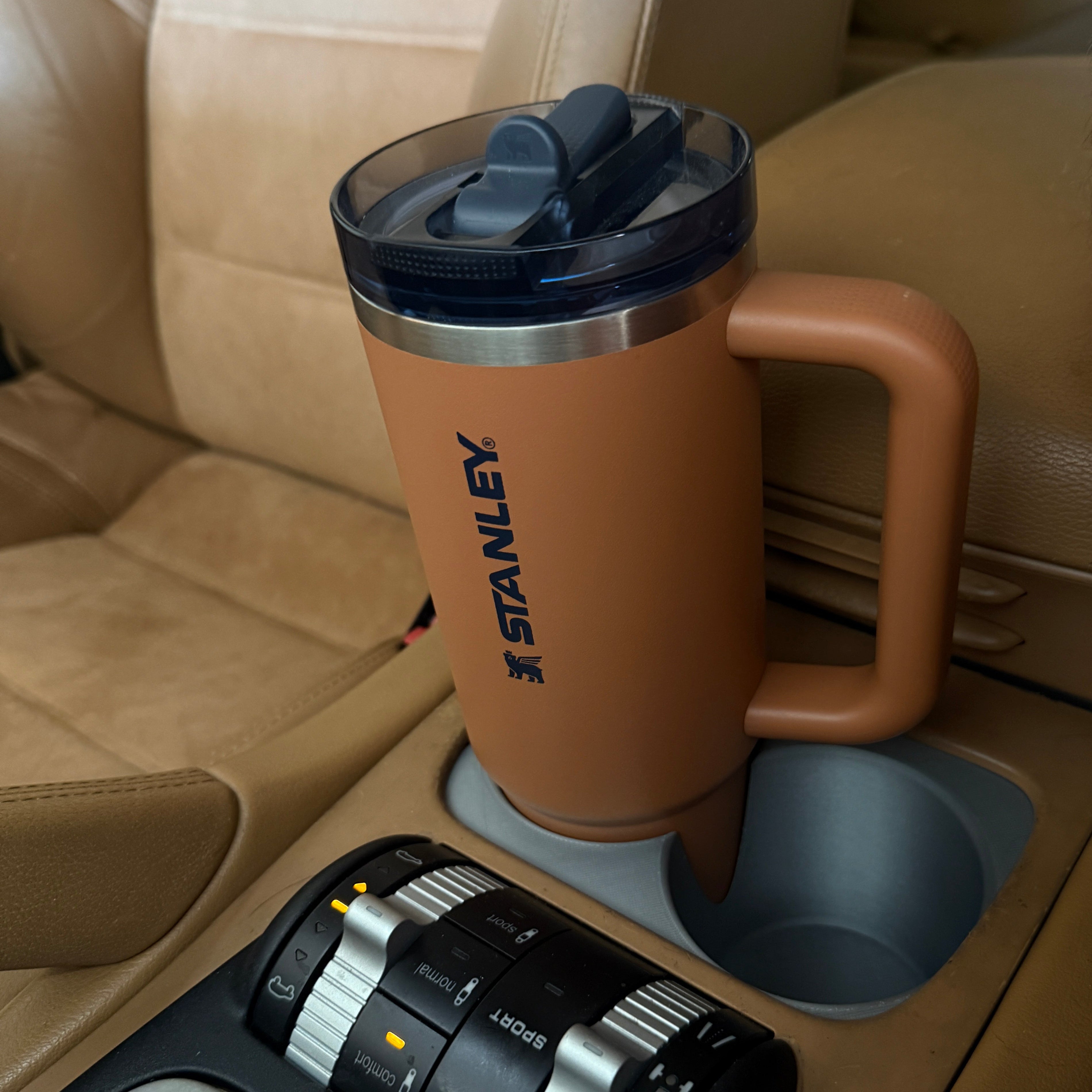957 Porsche Cayenne Cupholder - Split Design - Original - Black